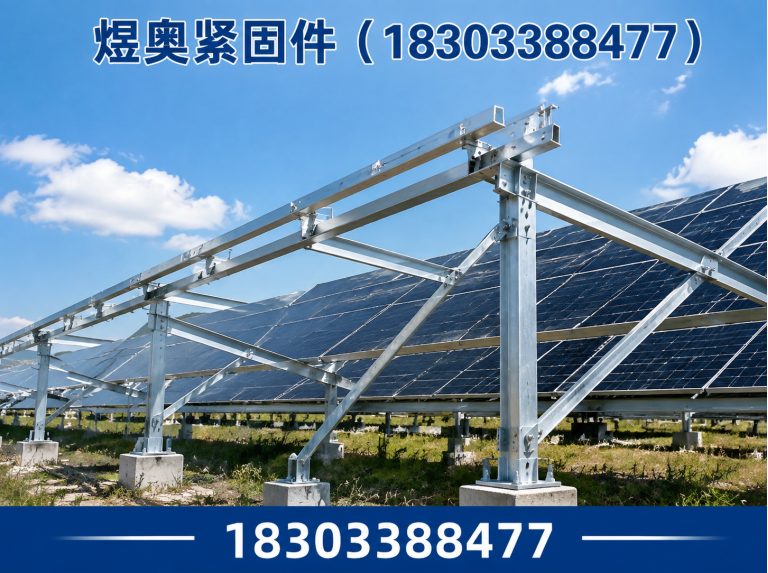广平县光伏支架展示图